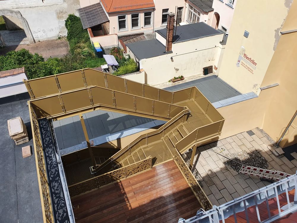 Treppen, gebaut von Metallbau Adam, Görlitz