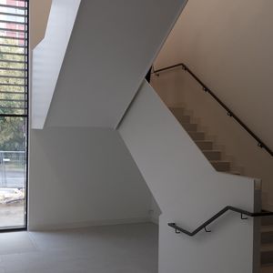 Design-Stahltreppenanlage, Hochschule Zittau – vergrößern