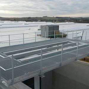 Stahlbauarbeiten Industriebau, Kodersdorf – vergrößern